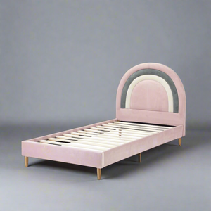 GIRLS PINK SINGLE BED