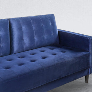 KATIE BLUE VELVET 2 SEATER