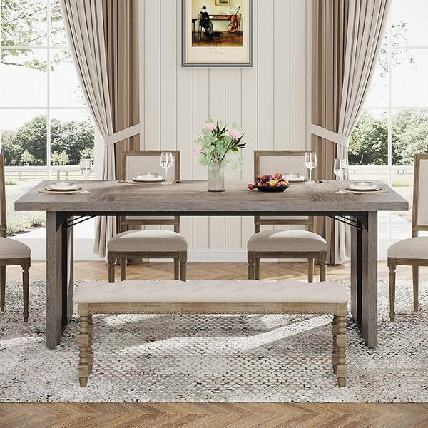 Rustic Farmhouse Style 6-8 seater Dining Table