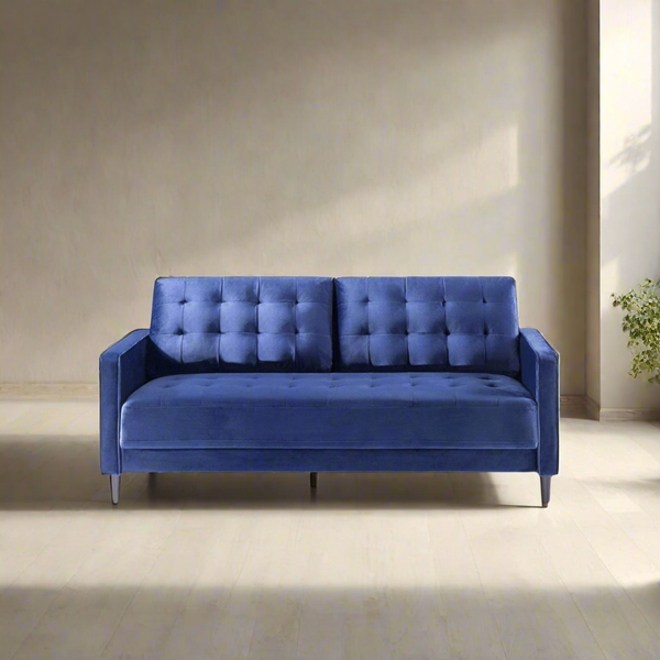 KATIE BLUE VELVET 2 SEATER