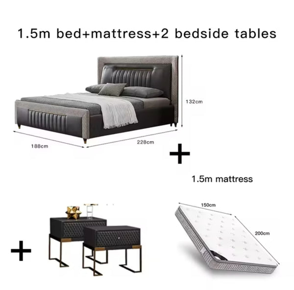 NEO BED-FRAME MATTRESS AND BEDSIDES SET