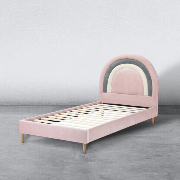 GIRLS PINK SINGLE BED