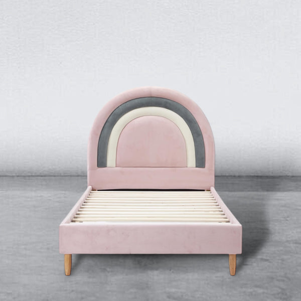 GIRLS PINK SINGLE BED