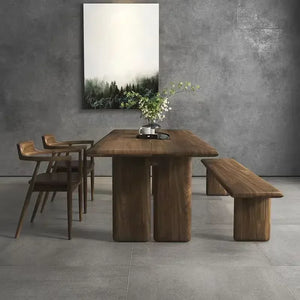 8 seater dining table Scandinavian Wabi-sabi Style